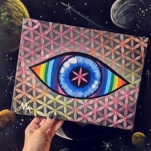 Eye See You - Acrylic Painting
